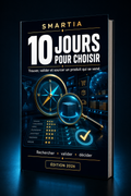 Mockup 3D incliné premium — 10 jours pour choisir — Trouver, valider et sourcer un produit qui se vend