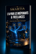 Mockup 3D incliné premium — L'IA pour les indépendants & freelances