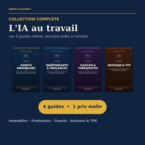 Collection L'IA au travail - 4 guides métier